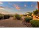 Well-manicured backyard with desert landscaping and mountain views at 15600 E Robin Dr, Fountain Hills, AZ 85268