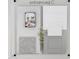 Interior design samples showcasing neutral tones and textures for flooring, cabinets, and window coverings at 15616 W Hackamore Dr, Surprise, AZ 85387
