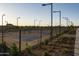 Community pickleball courts surrounded by landscaping, offering a scenic and active lifestyle for residents at 17625 W Middlebury St, Surprise, AZ 85388