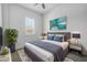 Stylish bedroom featuring a plush bed, bright windows, and modern decor for a comfortable retreat at 4314 E Bernice St, Gilbert, AZ 85295