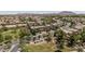 An elevated view of a neighborhood with lush landscaping and a Gathering-friendly community at 5051 S Moccasin Trl, Gilbert, AZ 85298