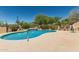 Private backyard pool with lush desert landscaping, perfect for relaxation and entertaining at 6010 E Languid Ln, Carefree, AZ 85377