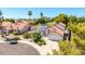 Aerial view of the home with well-manicured landscaping at 7108 W Morrow Dr, Glendale, AZ 85308