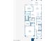 Detailed floor plan highlighting the layout of the home, including bedrooms and living spaces at 805 W Lark Dr # 243, Queen Creek, AZ 85140