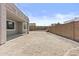 This spacious backyard includes a blank canvas awaiting a new owner at 8753 E Plata Ave, Mesa, AZ 85212