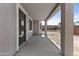 The patio area provides shade from the sun and leads into the house at 8753 E Plata Ave, Mesa, AZ 85212