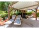 Relaxing outdoor space featuring lounge chairs and comfortable seating area at 10449 E Jacob Ave, Mesa, AZ 85209