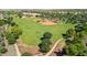 Aerial view of the community baseball field and park area at 14844 W Pershing St, Surprise, AZ 85379