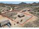 Aerial view of property showing the land and surrounding desert landscape at 21859 W Gail Dr, Buckeye, AZ 85326