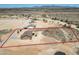 Aerial view outlining property lines in desert landscape at 21859 W Gail Dr, Buckeye, AZ 85326