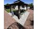 A stylish gazebo with a seating area in the backyard at 2715 E Canyon Creek Dr, Gilbert, AZ 85295
