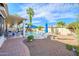 Inviting backyard featuring a private pool, ample lounge space, and lush landscaping at 316 W Anderson Ave, Phoenix, AZ 85023