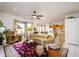 The living room offers ample seating and access to the outdoor pool at 316 W Anderson Ave, Phoenix, AZ 85023