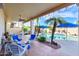 Inviting covered patio featuring comfortable seating and a view of the sparkling pool at 316 W Anderson Ave, Phoenix, AZ 85023