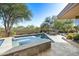Pool and patio area with desert plants at 41576 N 107Th Way, Scottsdale, AZ 85262