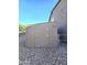 Exterior image of backyard shed with gravel landscaping at 15656 W Desert Mirage Dr, Surprise, AZ 85379