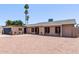 Single-story home with desert landscaping, garage, and walkway to the front door at 1809 S Heritage --, Mesa, AZ 85210