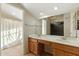Bathroom with double sink vanity and tub/shower combo at 1913 S River Dr, Tempe, AZ 85281