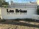 Entrance sign for Las Brisas at River Drive community at 1913 S River Dr, Tempe, AZ 85281