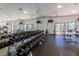 Well-equipped gym with multiple weight racks and exercise equipment, perfect for residents' fitness routines at 20100 N 78Th Pl # 2114, Scottsdale, AZ 85255