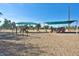 Community playground with swings and slides, great for recreation at 2723 E Rockledge Rd, Phoenix, AZ 85048