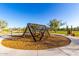 Pyramid-shaped climbing structure in Copperleaf community playground at 32611 N 20Th Dr, Phoenix, AZ 85085