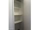 Walk-in closet features shelving offering storage, and organization at 602 N May St # 65, Mesa, AZ 85201