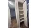 Closet provides ample storage space with shelving in the unit at 602 N May St # 65, Mesa, AZ 85201