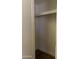An empty closet provides storage and organization at 602 N May St # 65, Mesa, AZ 85201