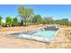 An in-progress pool surrounded by trees suggests a relaxing outdoor oasis at 6426 E Turquoise Ave, Paradise Valley, AZ 85253