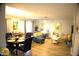 Open-concept living room with modern décor, stylish furniture, and plenty of natural light at 8848 N New World Dr, Glendale, AZ 85302