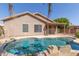 Gorgeous pool in backyard perfect for cooling down in the summer at 1028 S Valle Verde --, Mesa, AZ 85208