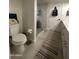 Bathroom with toilet, glass enclosed shower with tiled flooring, and a double vanity at 12421 N 41St Pl, Phoenix, AZ 85032