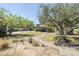 Large green backyard features a mural, brick pathway, and outdoor dining space at 1274 E Edgemont Ave, Phoenix, AZ 85006