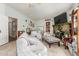 Living room features a fireplace and a cozy atmosphere at 1347 S Oak Rd, Maricopa, AZ 85139