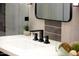 Modern bathroom boasts elegant fixtures and tasteful decor at 1637 N Quartz Valley Rd, Scottsdale, AZ 85266