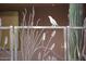 Close-up of a custom iron gate featuring a bird and desert plant design at 1637 N Quartz Valley Rd, Scottsdale, AZ 85266
