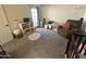 Bedroom with carpet, a white door, and natural light at 1718 S Longmore St # 53, Mesa, AZ 85202