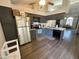 Kitchen featuring stainless steel appliances, gray cabinetry, and modern finishes at 1718 S Longmore St # 53, Mesa, AZ 85202