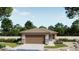 Charming single story home with a two car garage, desert landscaping, and neutral color palette at 32030 N Pony Express Rd, San Tan Valley, AZ 85143