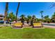 Community park featuring well maintained landscaping with benches and palm trees at 3535 E Brookwood Ct, Phoenix, AZ 85048