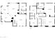 Detailed floor plan showcasing the layout of the home's first and second floors at 3575 E Gary Way, Gilbert, AZ 85234