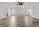 This is a bright, open living room with lots of natural light and hardwood flooring at 3575 E Gary Way, Gilbert, AZ 85234