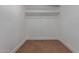 Empty closet with clothing racks, carpeted floor, ready to be filled at 428 S Sunnyvale --, Mesa, AZ 85206