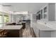 Bright kitchen featuring granite countertops, stainless steel appliances, and a mosaic backsplash at 428 S Sunnyvale --, Mesa, AZ 85206