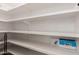 Spacious pantry with bright white shelves, ample storage for food and supplies at 428 S Sunnyvale --, Mesa, AZ 85206