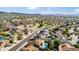 Residential area showcases pools, desert landscaping, and tree-lined streets, with mountain views in the background at 4439 W Cielo Grande --, Glendale, AZ 85310