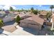 Aerial view featuring the roof and landscaping of the house at 4439 W Cielo Grande --, Glendale, AZ 85310
