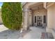 Inviting front porch with desert landscaping and a secure front door enhances the home's curb appeal at 4439 W Cielo Grande --, Glendale, AZ 85310