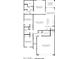 A detailed floor plan showcasing the layout of the house, including bedrooms, bathrooms, kitchen, and living spaces at 5563 E Mearn Rd, San Tan Valley, AZ 85140